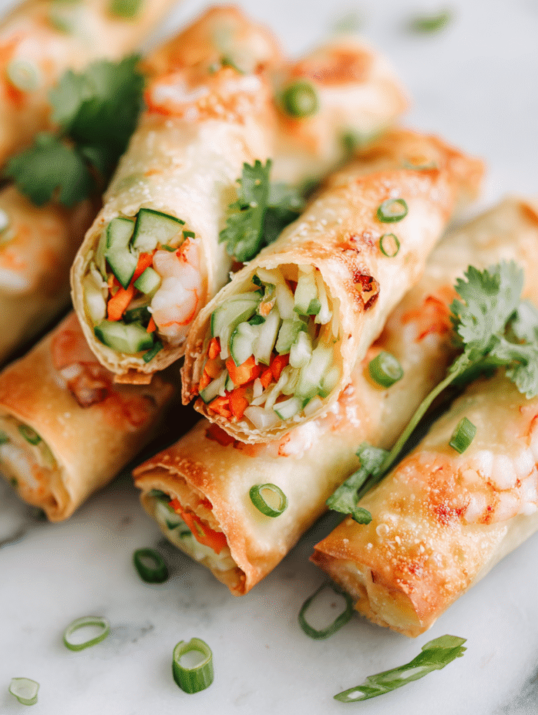 Baked Spring Rolls Recipe