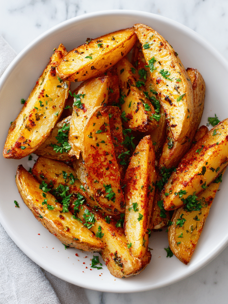 Baked Potato Wedges Recipe